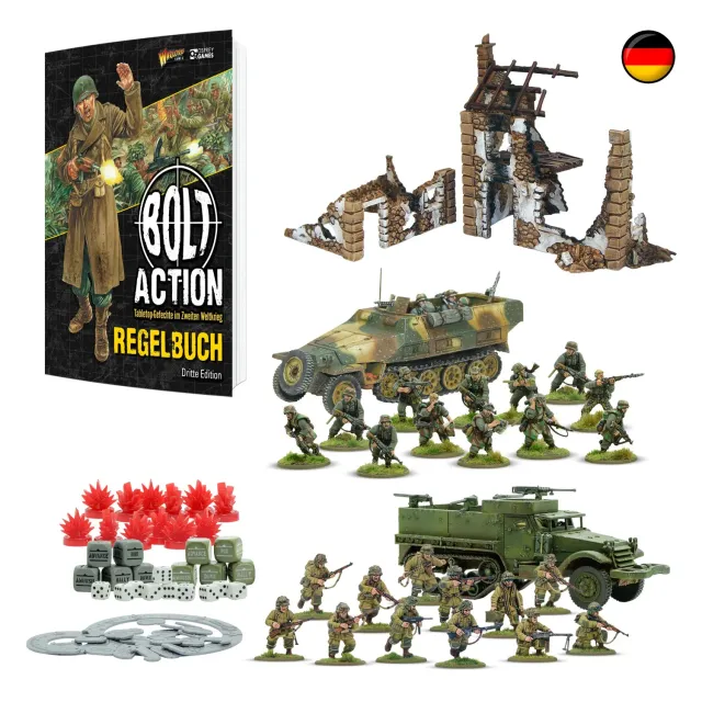 Bolt Action Band of Brothers Third Edition boîte démarrage allemand