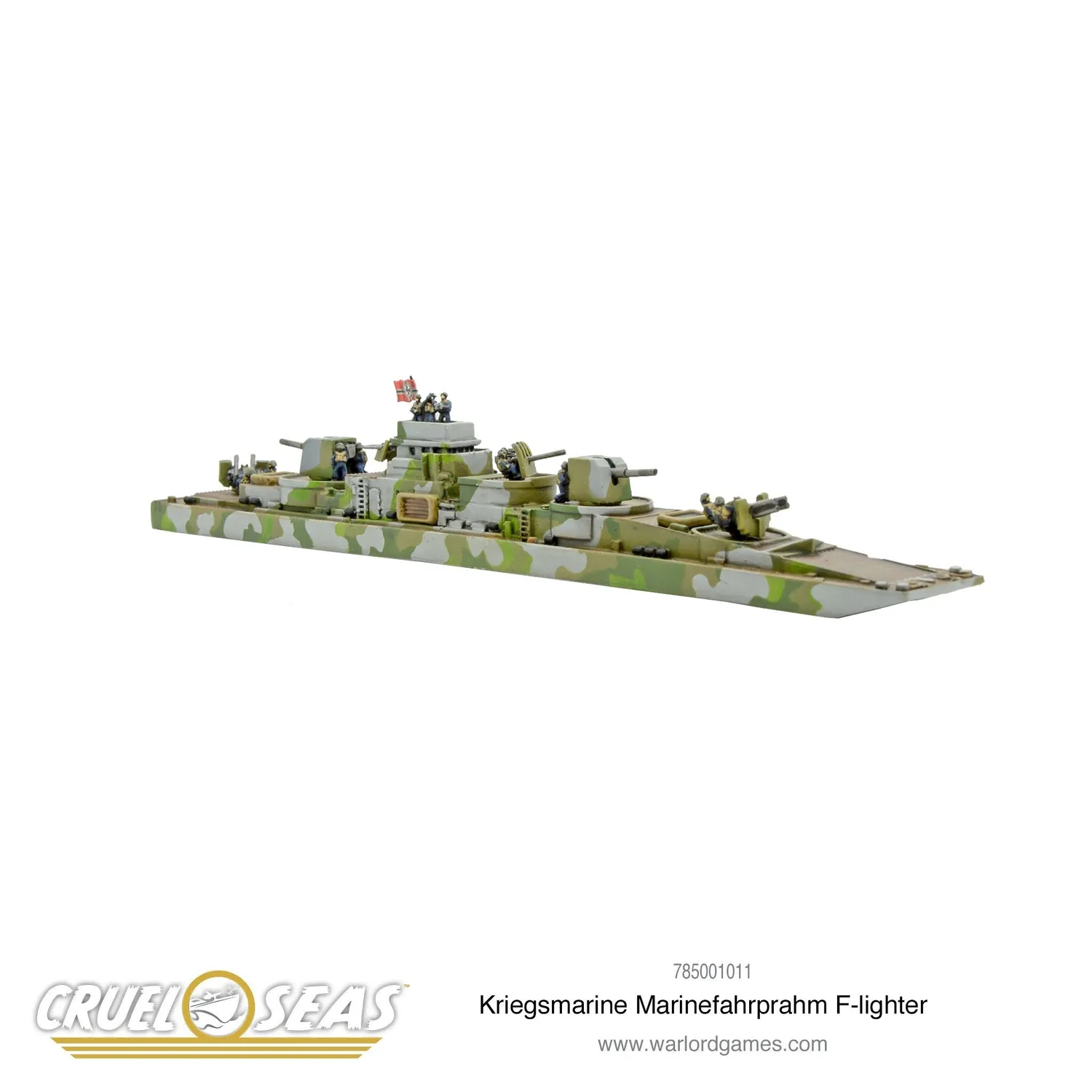 Bolt Action Cruel Seas Marinefährprahm F-lighter navire
