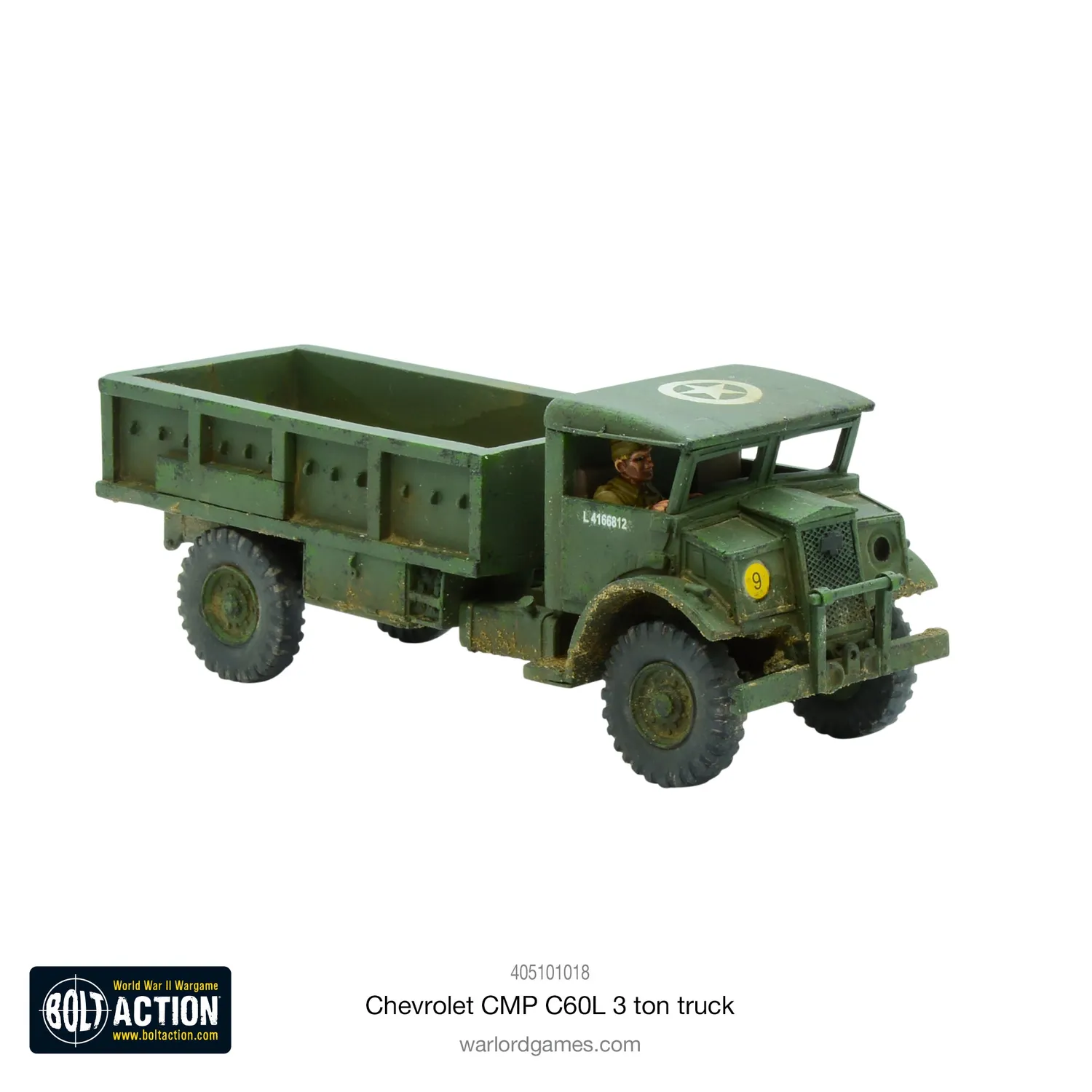 Bolt Action Chevrolet CMP C60L camion 3 tonnes résine
