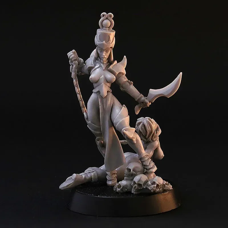 BROTHER VINNI Dungeon Queen figurine résine 28 mm non peinte