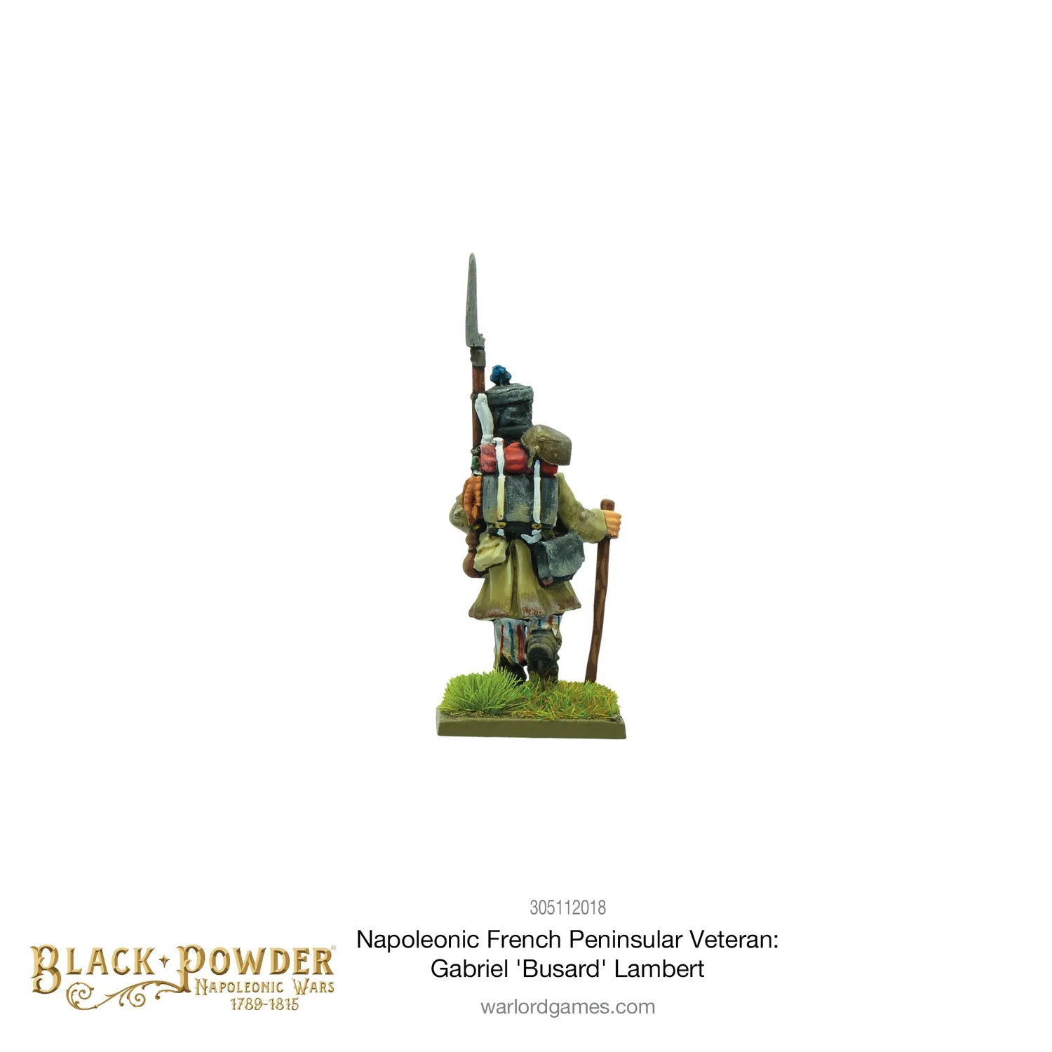 Warlord Black Powder Gabriel Busard Lambert figurine résine