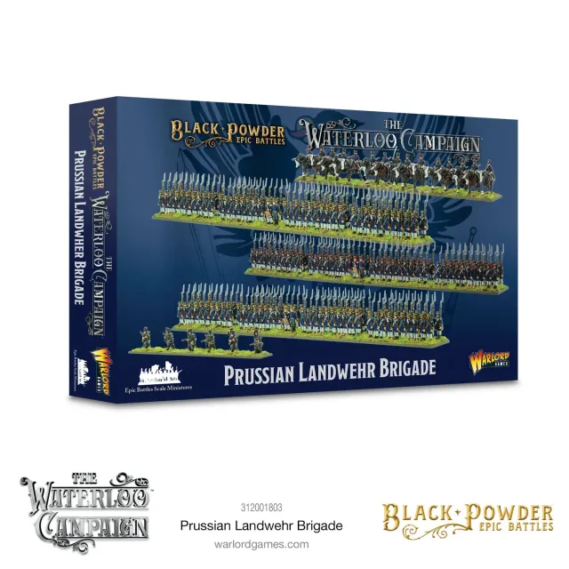 Black Powder Epic Battles Waterloo Landwehr Brigade plastique
