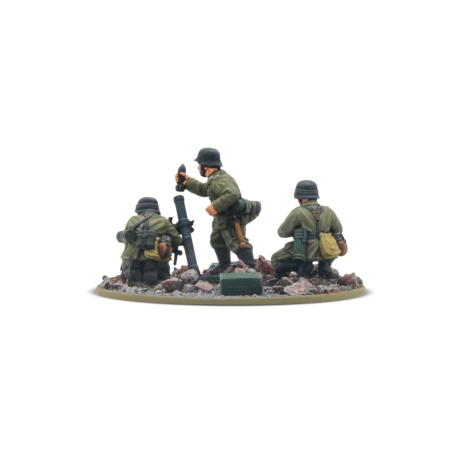 Bolt Action German Veteran Infantry mortier moyen équipe