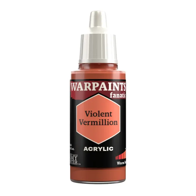 Army Painter Warpaints Fanatic Violent Vermilion peinture rouge 18ml