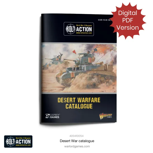 Bolt Action Digital Bolt Action Desert War Catalogue PDF numérique