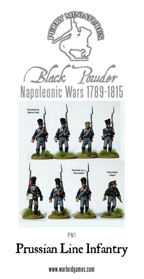 Perry Miniatures Napoleonic Prussian Line Infantry figurines 1813