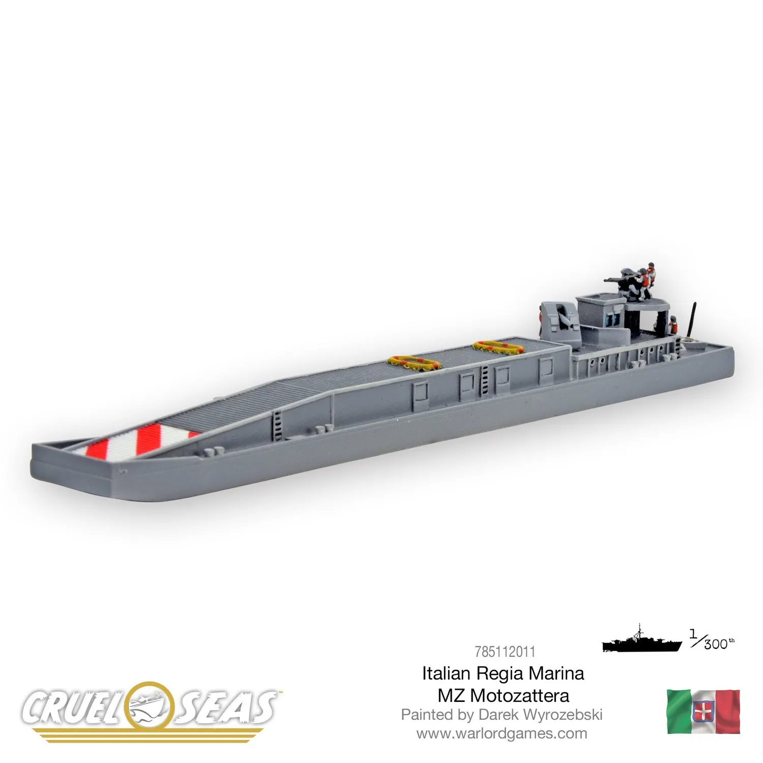Bolt Action Italian MZ Motozattera péniche 239 tonnes