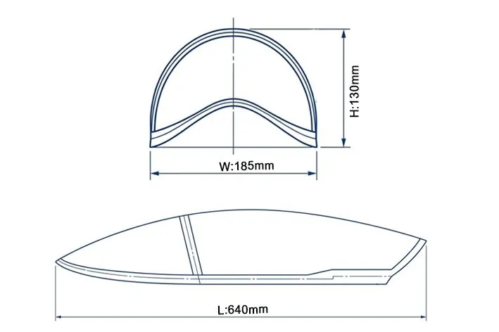 Black Horse Model Canopy for BH181 Viper Jet 2000mm verrière
