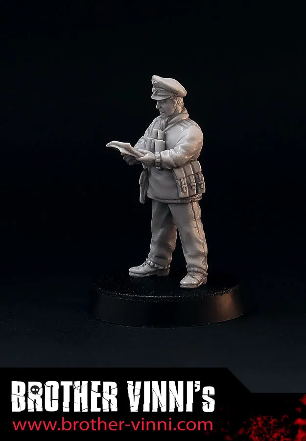 Brother Vinni World War 2 German Officer figurine 28 mm résine