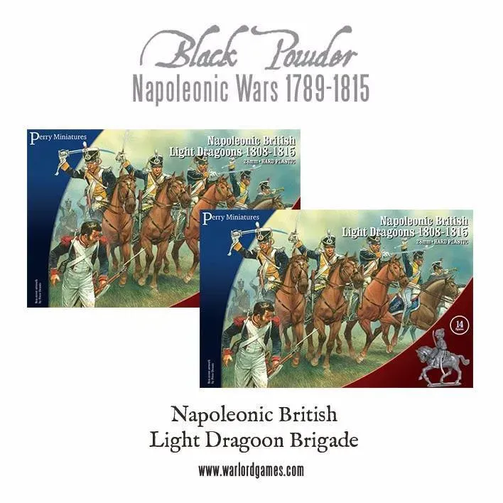 Perry Miniatures Light Dragoons 1808-1815 brigade 2 boîtes plastique