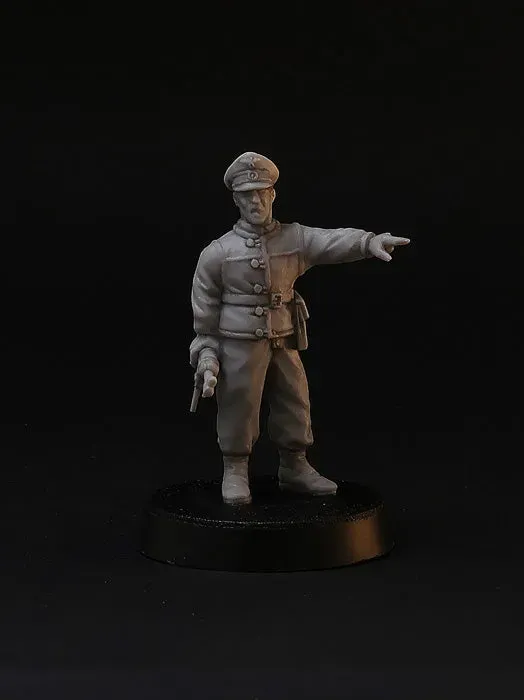 Brother Vinni German Officer figurine résine 28mm WW2