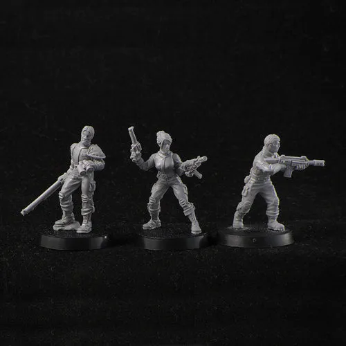 Brother Vinni Postapoc Citizens lot 3 figurines résine 28mm