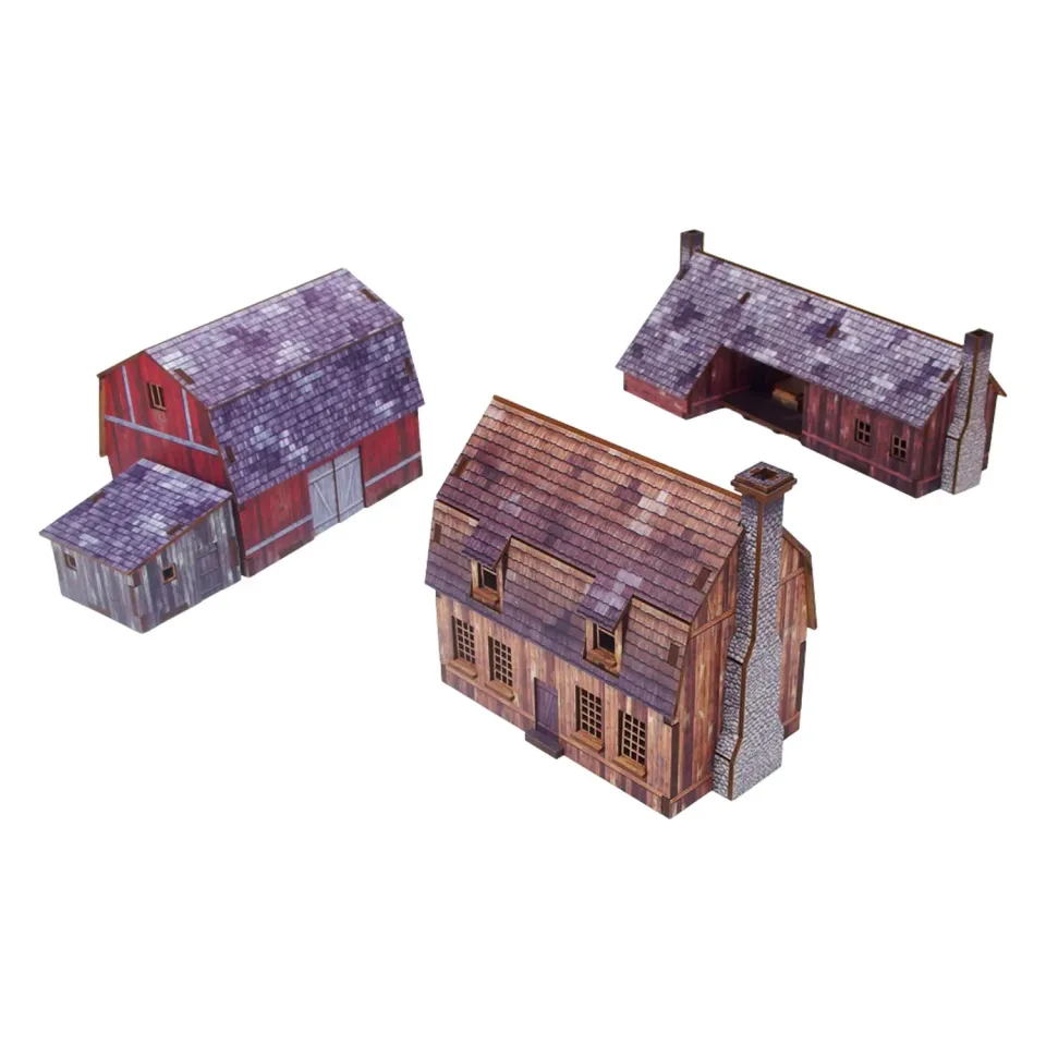 Bolt Action Pre-Painted American Farm décor ferme Epic Battles