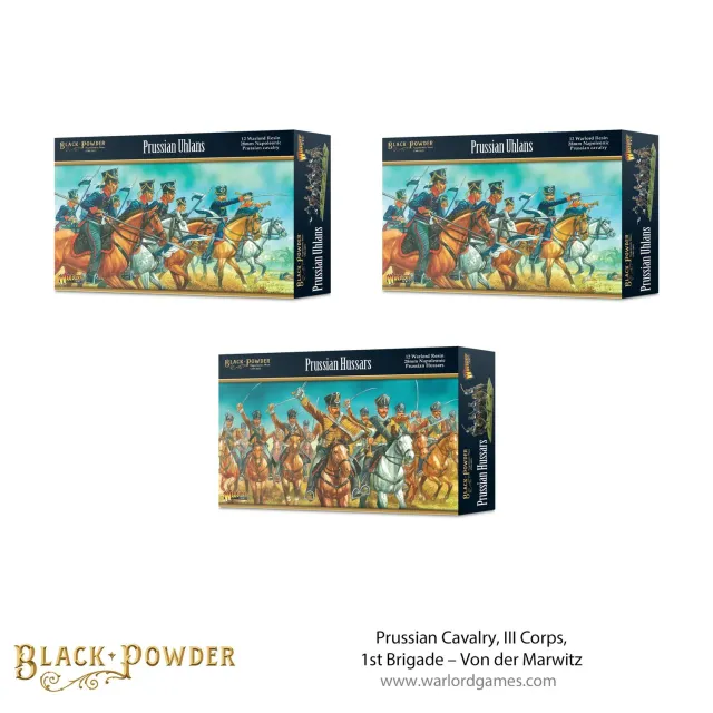 Black Powder Cavalerie Prussienne Von der Marwitz figurines résine