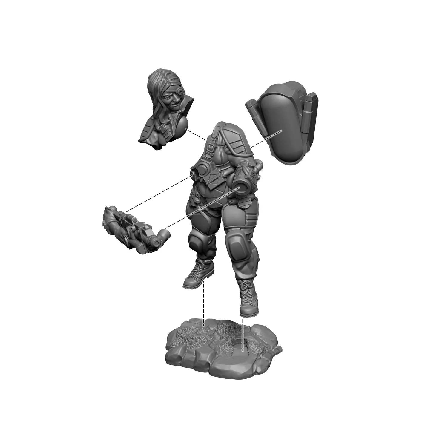 Konflikt ’47 Festung Europa livre et miniature Operation Touchdown