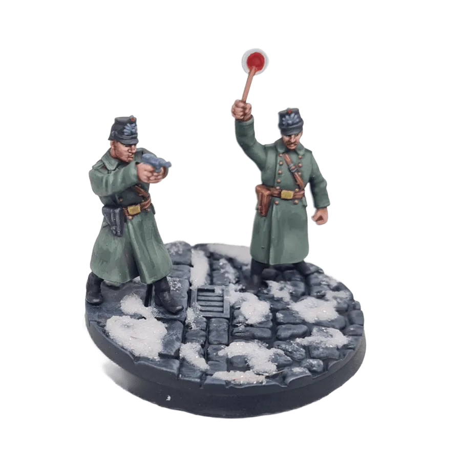 Des Tranchées aux Barricades Schupo Schutzpolizei figurines 28mm