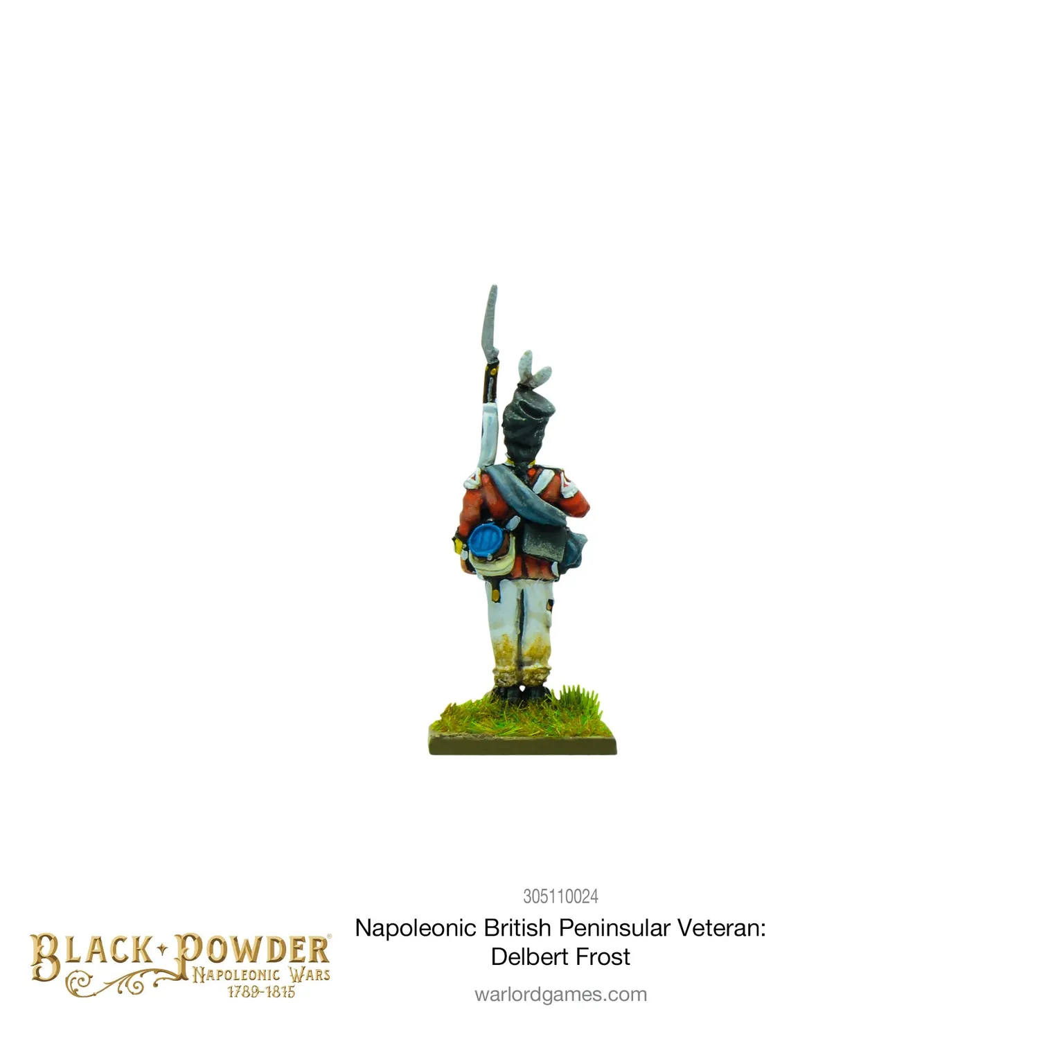 Bolt Action Black Powder Napoleonic British Peninsular Veteran Delbert Frost figurine