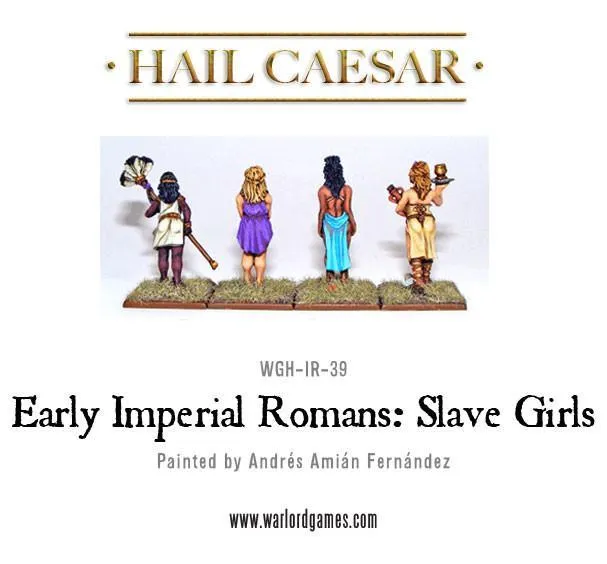 SPQR Early Imperial Romans Slave Girls métal 4 figs