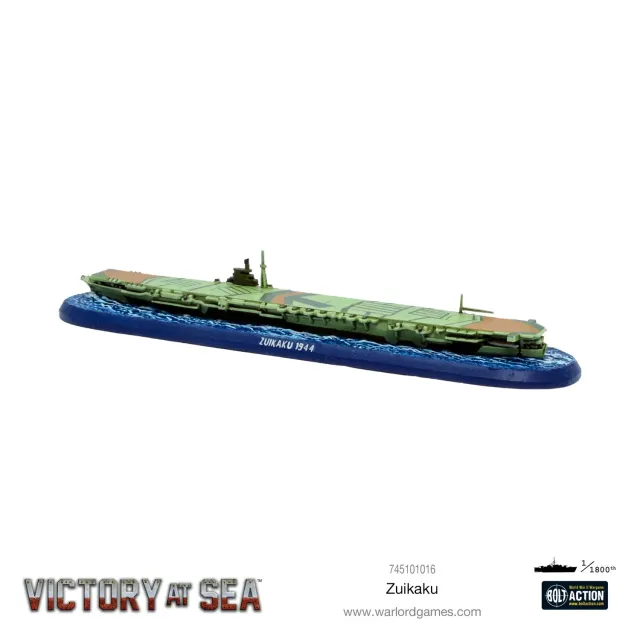 Bolt Action Victory at Sea Zuikaku porte-avions résine
