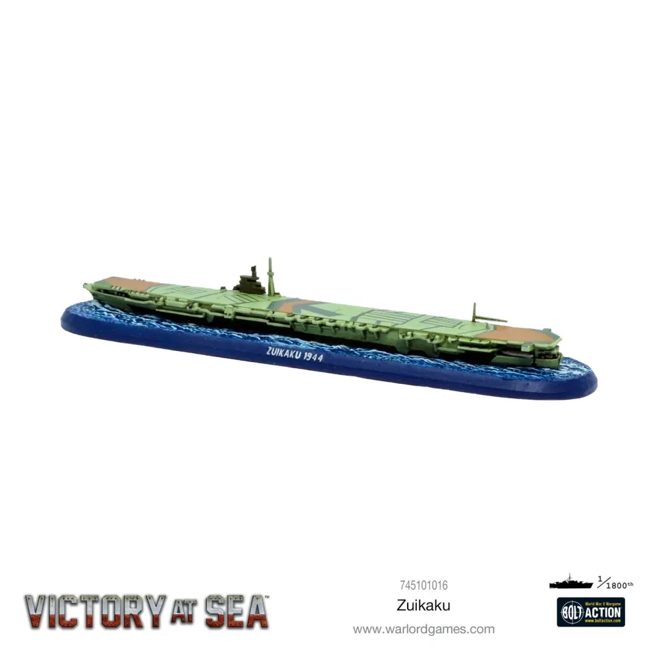 Bolt Action Victory at Sea Zuikaku porte-avions résine