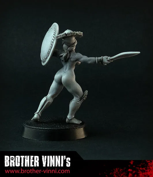 Brother Vinni Hoplite Officer figurine résine 28mm grecque