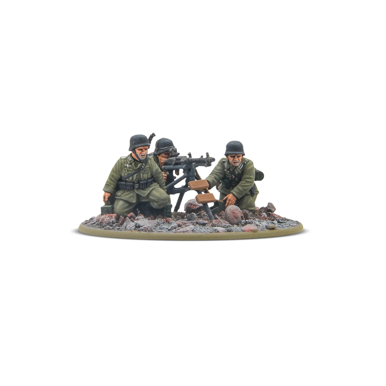 Bolt Action German Veteran Infantry MMG Team figurines métal 4 pièces