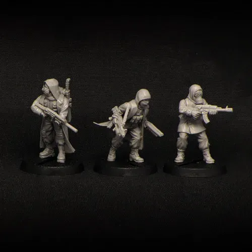 Brother Vinni Nuclear Adventurers figurines 28mm post-apo lot 3