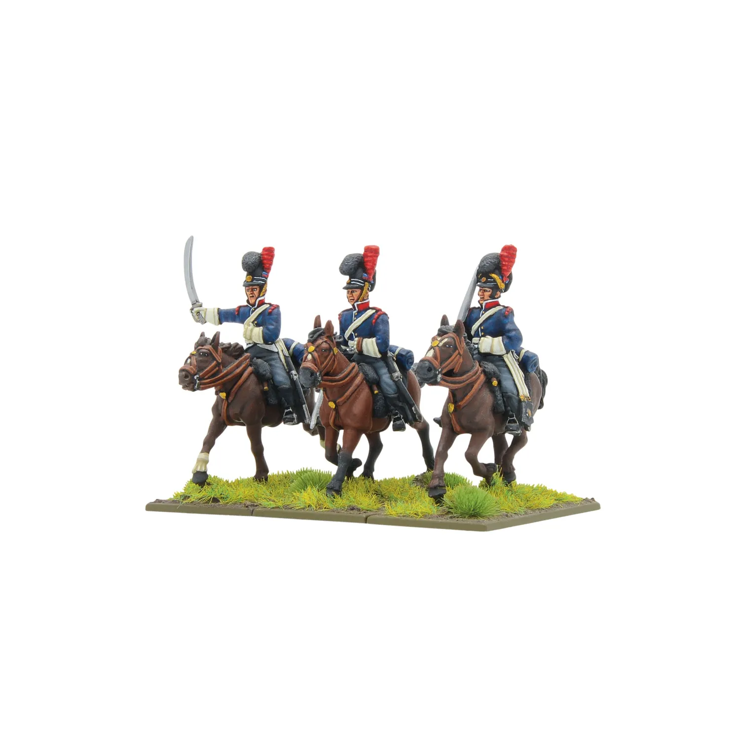 Bolt Action Black Powder Napoleonic Portuguese Cavalry Regiment figurines métal 12 cavaliers