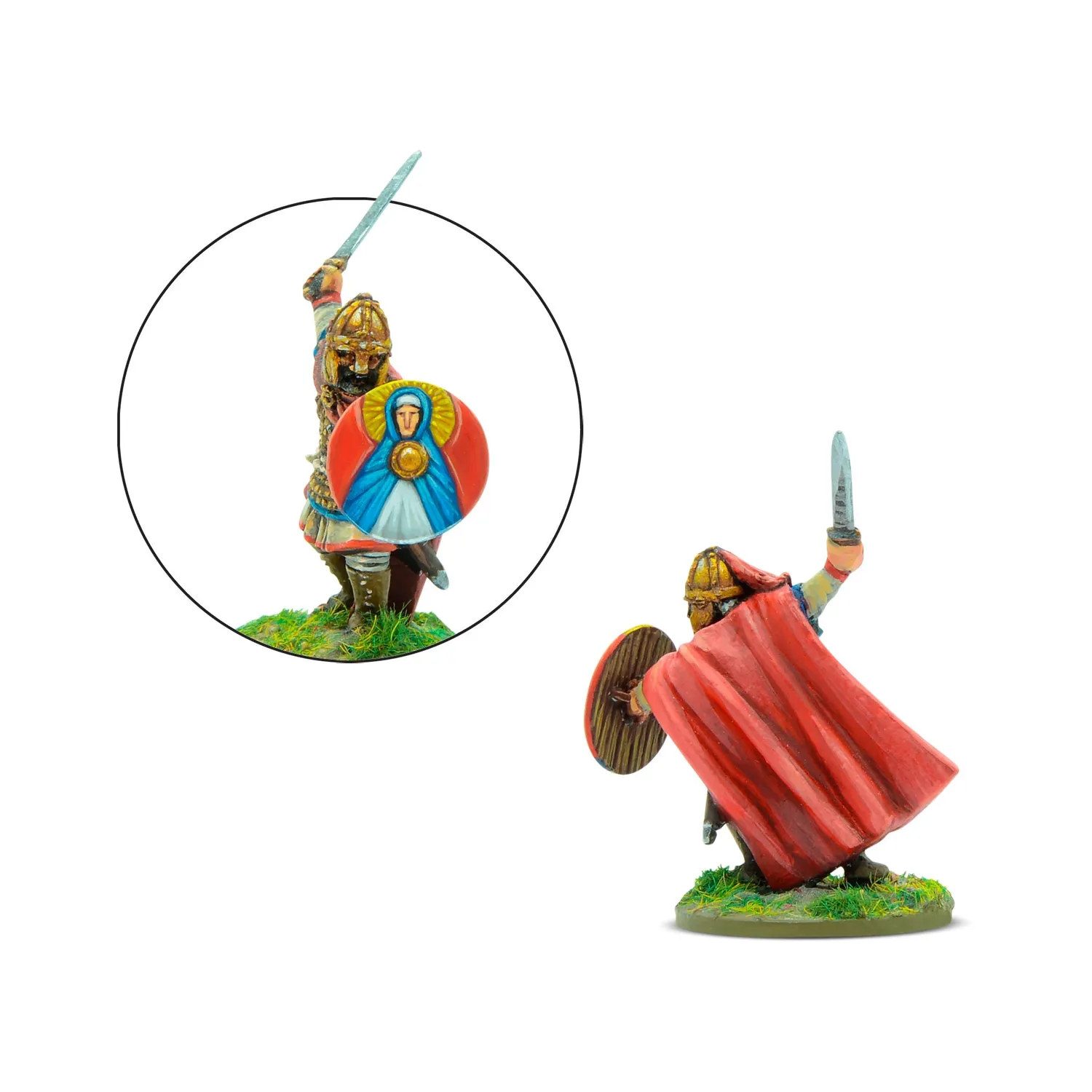 Bolt Action Hail Caesar Heroes of Camelot résine 8 figurines