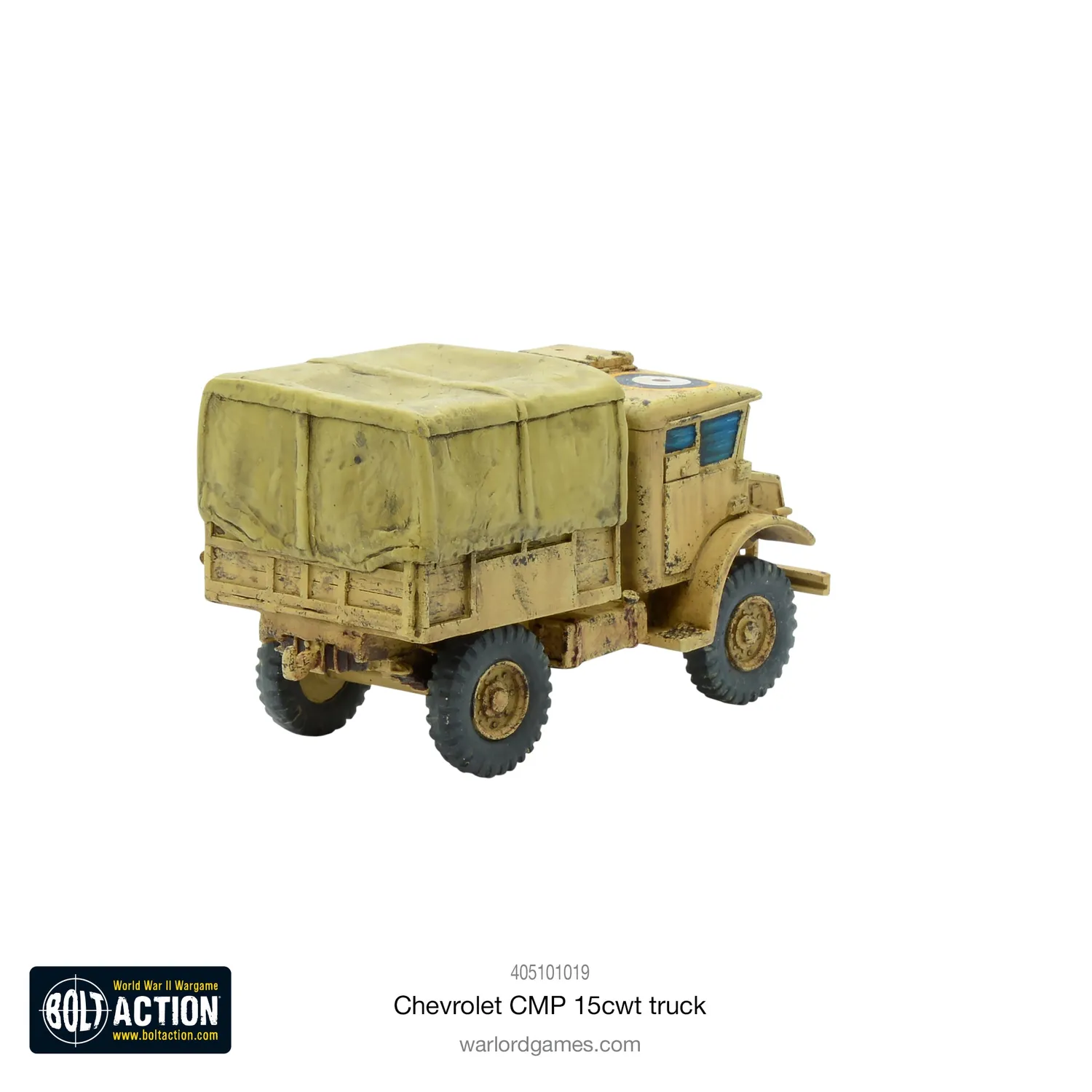 Bolt Action Chevrolet CMP 15cwt truck véhicule militaire britannique