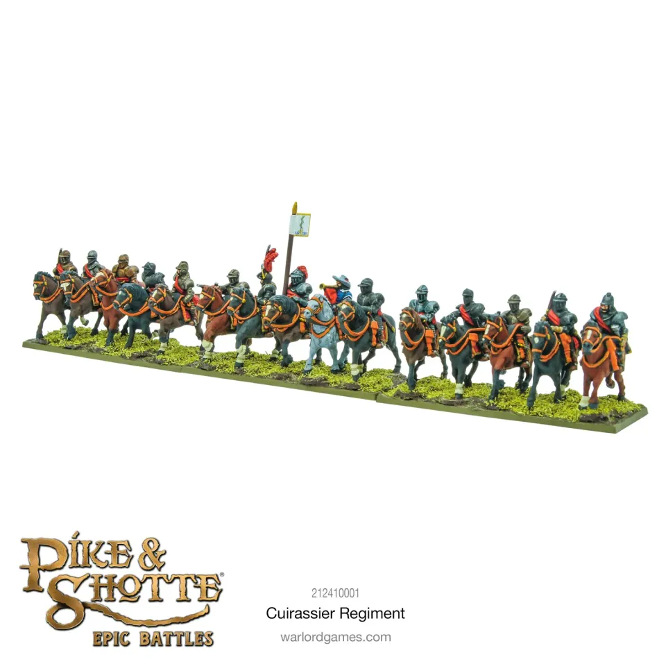 Bolt Action Pike & Shotte Epic Battles Cuirassier Regiment figurines
