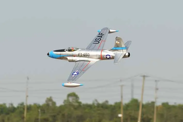 Black Horse Model BH196 P-80 Shooting Star avion RC 1980mm turbine