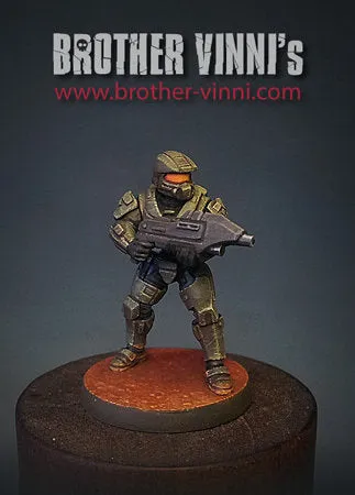 Brother Vinni Space Commander figurine résine 28mm officier