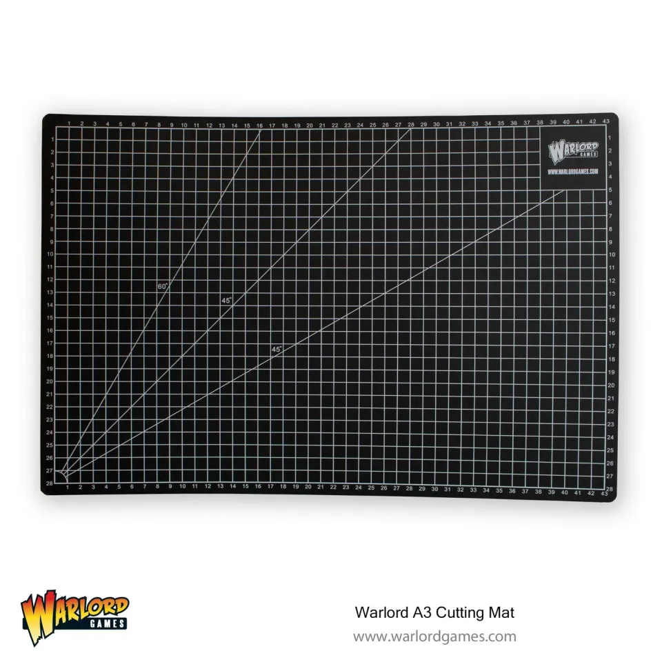 Warlord Games tapis de découpe A3 45x30 cm autocicatrisant