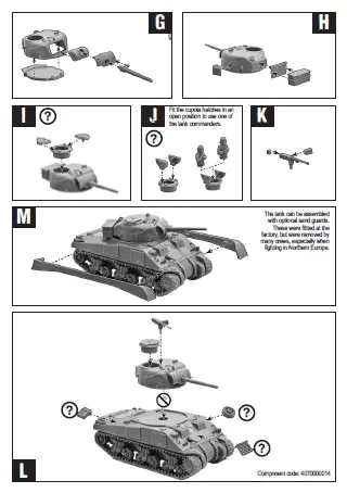 Bolt Action Sherman V Troop Firefly Vc chars 3 pièces