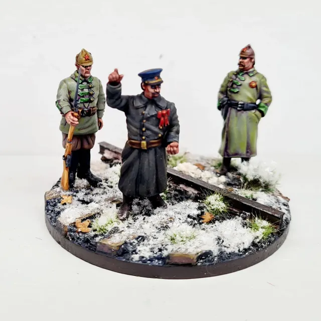 Des Tranchées aux Barricades Trotsky père armée rouge figurines 28mm