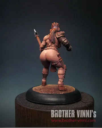 BROTHER VINNI Female Gladiator figurine gladiatrice 35 mm en résine