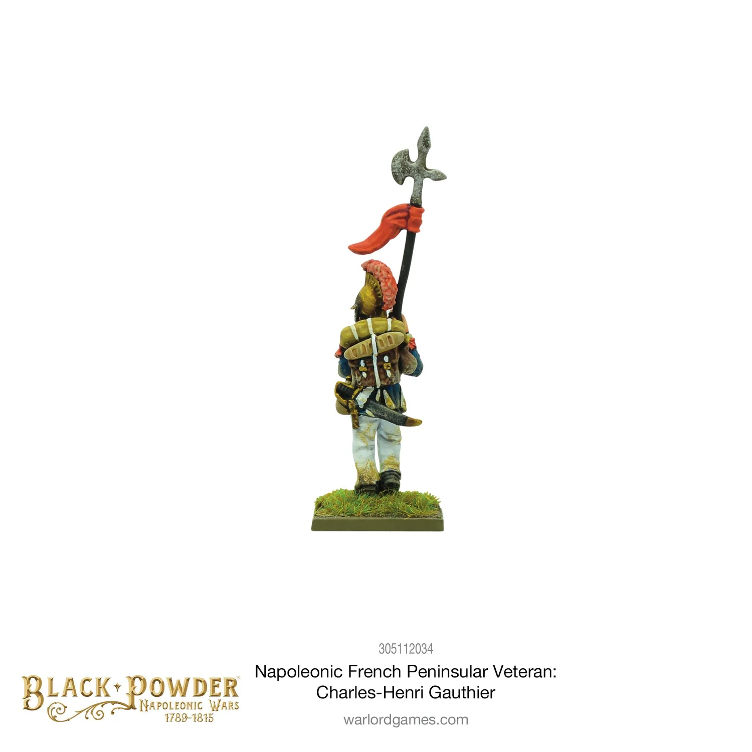 Bolt Action Black Powder Charles-Henri Gauthier figurine française vétéran
