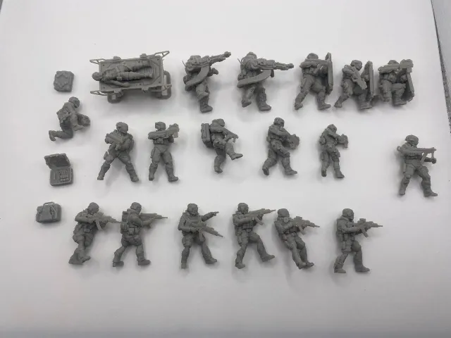 Epic Forge Imperium Set Soldats Sci-Fi figurines résine