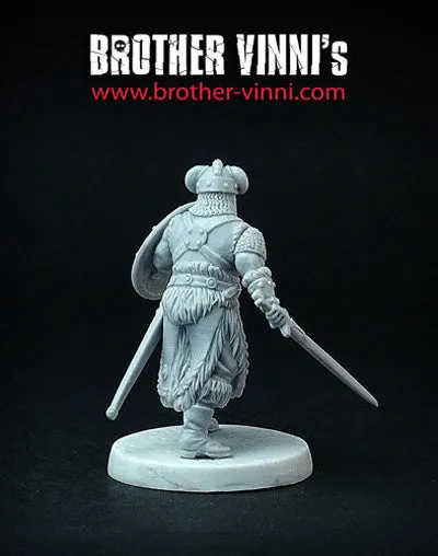 Brother Vinni Dragon Slayer figurine résine fantasy 28 mm