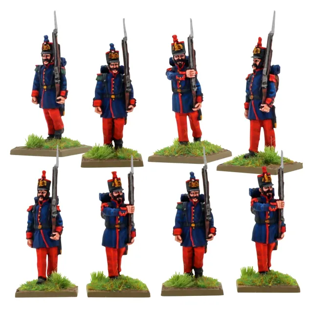 Bolt Action Guerre de Crimée Infanterie de Ligne figurines métal
