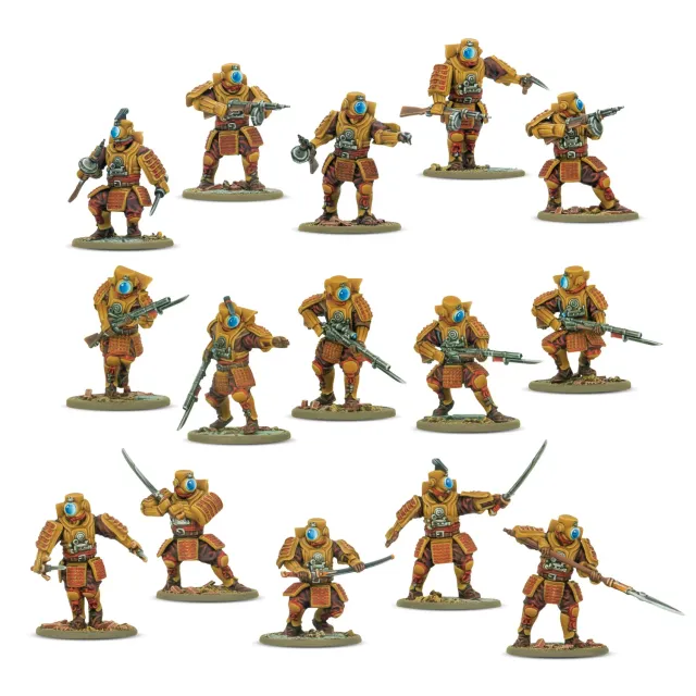 Bolt Action Konflikt'47 Ghost Attack Infantry figurines x15 plastique