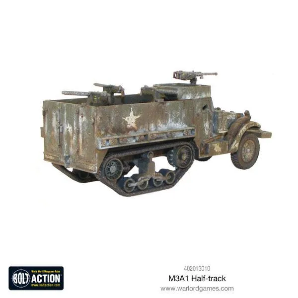 Bolt Action M3A1 Half-track maquette plastique US