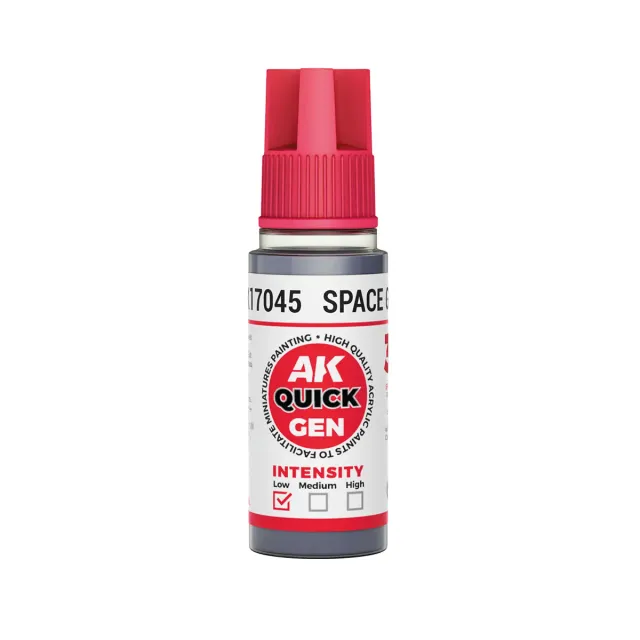 AK Interactive QuickGen Space Grey peinture 17 ml gris contraste
