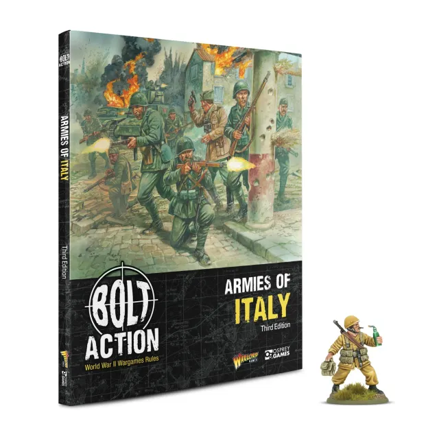 Bolt Action Armies of Italy livre d'armée + figurine Desert