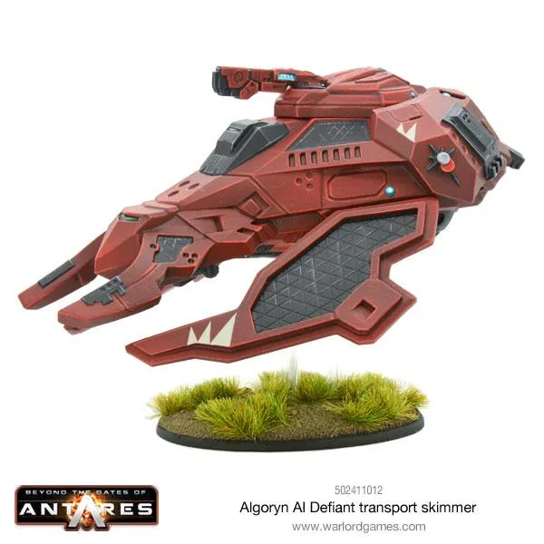 Bolt Action Antares Algoryn AI Defiant skimmer véhicule résine