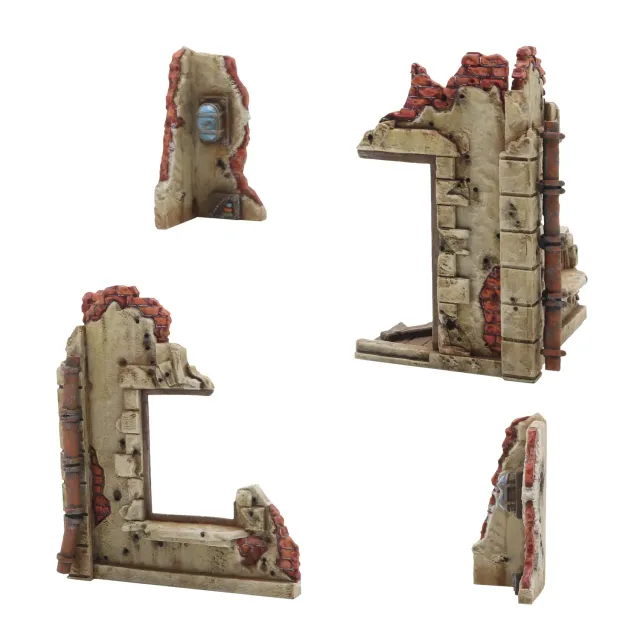 Bolt Action Konflikt '47 Ruined Building terrain urbain plastique