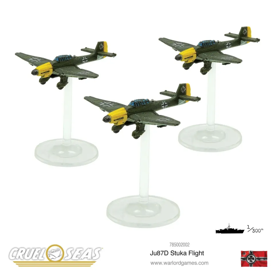Warlord Games Blood Red Skies Ju 87D Stuka escadrille métal