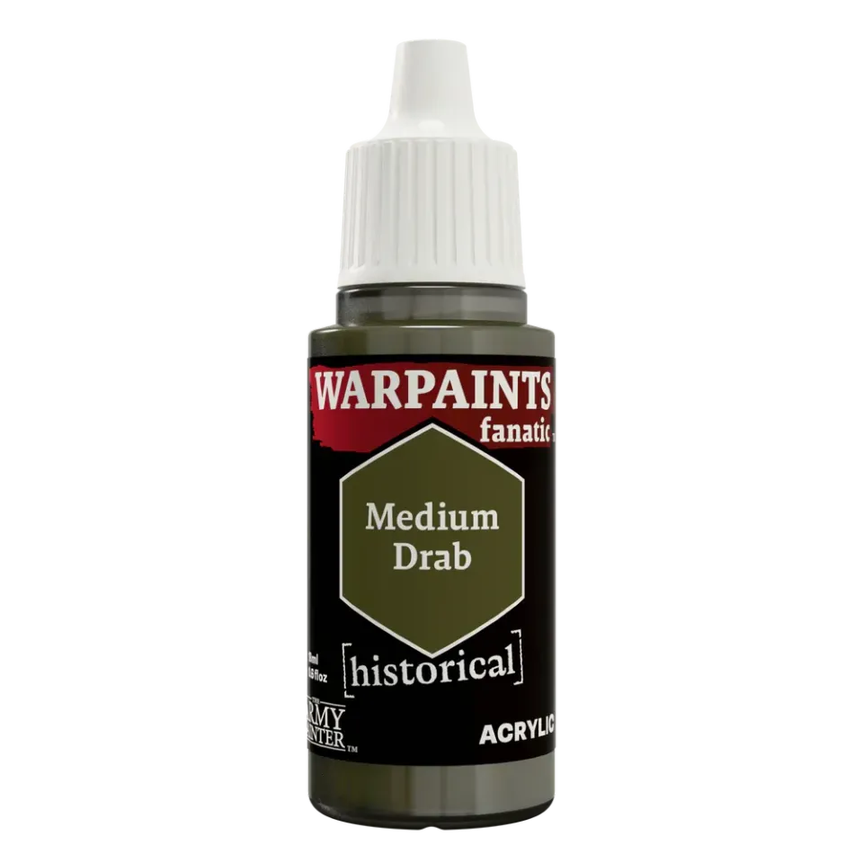 Bolt Action Historical Medium Drab peinture acrylique marron Warpaints