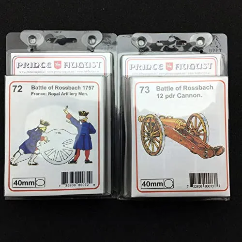 Prince August Hobby Bataille de Roßbach moules métal 40 mm PA72 PA73